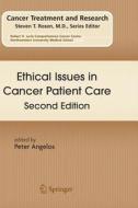 Ethical Issues in Cancer Patient Care edito da Springer US
