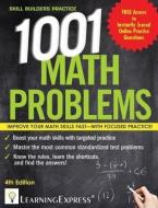1,001 Math Problems di LearningExpress LLC edito da Learning Express Llc