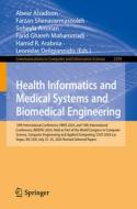 Health Informatics and Medical Systems and Biomedical Engineering edito da Springer International Publishing