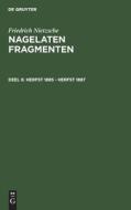 Nagelaten fragmenten, Deel 6, Herfst 1885 - herfst 1887 di Friedrich Nietzsche edito da De Gruyter