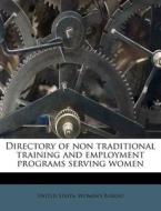 Directory Of Non Traditional Training An edito da Nabu Press