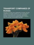 Transport Companies Of Russia: Airlines di Source Wikipedia edito da Books LLC, Wiki Series