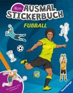 Ravensburger Mein Ausmalstickerbuch Fußball - Großes Buch mit über 300 Stickern, viele Sticker zum Ausmalen edito da Ravensburger Verlag