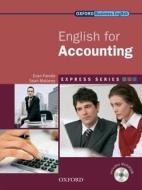 English for Accounting [With CDROM] di Evan Frendo, Sean Mahoney edito da OXFORD UNIV PR