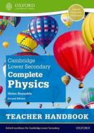 Cambridge Lower Secondary Complete Physics: Teacher Handbook (Second Edition) di Helen Reynolds edito da Oxford University Press