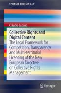 Collective Rights and Digital Content di Cláudio Lucena edito da Springer International Publishing