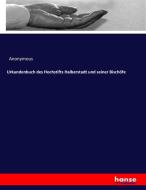 Urkundenbuch des Hochstifts Halberstadt und seiner Bischöfe di Anonymous edito da hansebooks