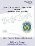 Office OT the Inspector General of the Department of Defense: Report No. 04-Intel-02 di U. S. Department of Defense edito da Createspace