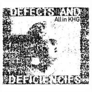Defects and Deficiencies di Allin Khg edito da Createspace