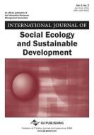 International Journal Of Social Ecology And Sustainable Development (vol. 2, No. 2) di Elias G Carayannis edito da Igi Publishing