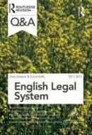 Q&a English Legal System di Gary Slapper, David Kelly edito da Taylor & Francis Ltd