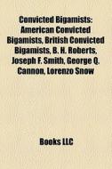 American Convicted Bigamists, British Convicted Bigamists, B. H. Roberts, Joseph F. Smith, George Q. Cannon, Lorenzo Snow edito da General Books Llc