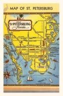 Vintage Journal Map of St. Petersburg, Florida edito da FOUND IMAGE PR