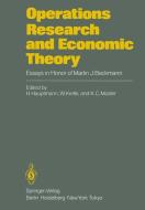 Operations Research and Economic Theory edito da Springer Berlin Heidelberg