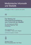 Der Beitrag der Informationsverarbeitung zum Fortschritt der Medizin edito da Springer Berlin Heidelberg