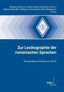 Lexikographie der romanischen Sprachen edito da Gunter Narr Verlag