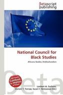 National Council for Black Studies edito da Betascript Publishing