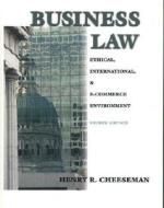 Business Law di Henry R. Cheeseman edito da Pearson Higher Education