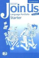 Join Us for English Starter Language Portfolio di Gunter Gerngross edito da Cambridge University Press