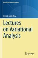 Lectures on Variational Analysis di Asen L. Dontchev edito da Springer International Publishing