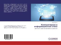 Komp'juternaya i informacionnaya jetika di Elena Anikina edito da LAP Lambert Academic Publishing