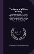 The Diary Of William Bentley di William Bentley, Joseph Gilbert Waters edito da Palala Press