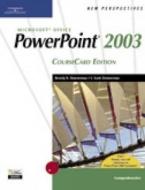 New Perspectives on Microsoft Office PowerPoint 2003, Comprehensive, CourseCard Edition di S. Scott Zimmerman, Beverly Zimmerman edito da Cengage Learning, Inc
