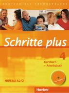 Schritte plus 4. Kursbuch + Arbeitsbuch mit Audio-CD zum Arbeitsbuch di Silke Hilpert, Daniela Niebisch, Franz Specht, Monika Reimann, Andreas Tomaszewski, Marion Kerner, Dörte Weers edito da Hueber Verlag GmbH