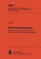 NC-Programmiersystem di H. Eitel edito da Springer Berlin Heidelberg