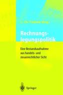 Rechnungslegungspolitik edito da Springer-verlag Berlin And Heidelberg Gmbh & Co. Kg