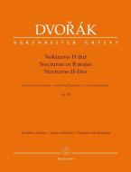 Nocturne H-Dur op. 40 di Antonín Dvorák edito da Baerenreiter-Verlag