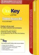 Criminal Justice Today Student Access Kit for Use with WebCT: An Introductory Text for the 21st Century di Frank Schmalleger, Robert Mutchnick edito da Pearson Prentice Hall