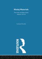 Khalaj Materials di Gerhard Doerfer edito da Taylor & Francis Ltd