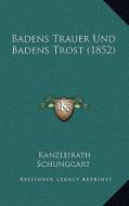 Badens Trauer Und Badens Trost (1852) edito da Kessinger Publishing