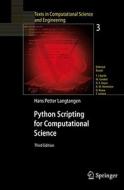 Python Scripting for Computational Science di Hans Petter Langtangen edito da Springer-Verlag GmbH