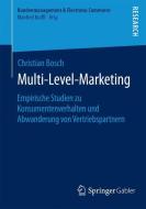 Multi-Level-Marketing di Christian Bosch edito da Gabler, Betriebswirt.-Vlg