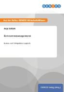 Retourenmanagement di Anja Schlatt edito da GBI-Genios Verlag