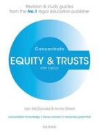 Equity & Trusts Concentrate di Iain McDonald, Anne Street edito da Oxford University Press