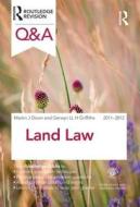 Q&a Land Law di Martin Dixon, J., Gerwyn Griffiths edito da Taylor & Francis Ltd