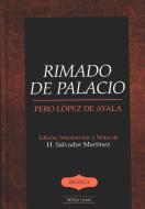 Rimado de Palacio di Pero López de Ayala edito da Lang, Peter