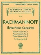 Three Piano Concertos: Nos. 1, 2, and 3: Schirmer Library of Classics Volume 2087 2 Pianos, 4 Hands edito da G SCHIRMER