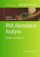RNA Abundance Analysis edito da Humana Press
