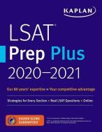 LSAT Prep Plus 2020-2021: Comprehensive LSAT Prep with Real LSAT Questions di Kaplan Test Prep edito da KAPLAN PUB