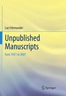 Unpublished Manuscripts di Lars Hörmander edito da Springer International Publishing