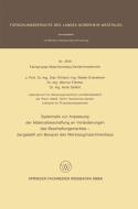 Systematik zur Anpassung der Materialbeschaffung an Veränderungen des Beschaffungsmarktes di Walter Eversheim edito da VS Verlag für Sozialwissenschaften