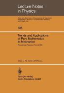 Trends and Applications of Pure Mathematics to Mechanics edito da Springer Berlin Heidelberg