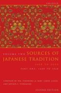 Sources of Japanese Tradition, Abridged di W T de Bary edito da Columbia University Press