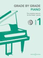 Grade By Grade - Piano, Grade 1 + Cd di Hal Leonard Publishing Corporation edito da Boosey & Hawkes Music Publishers Ltd