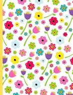 Bright Spring Flowers: Large Blank Lined Notebook / Journal To Write In di B. Joy-Filled edito da INDEPENDENTLY PUBLISHED