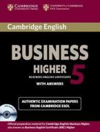 Cambridge English Business 5 Higher Self-study Pack (student's Book With Answers And Audio Cd) di Cambridge ESOL edito da Cambridge University Press